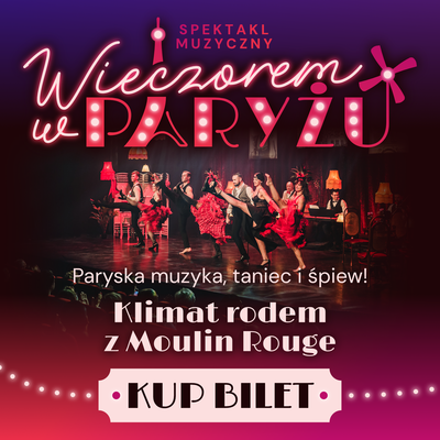 Plakat wydarzenia:  Wieczorem w Paryżu 