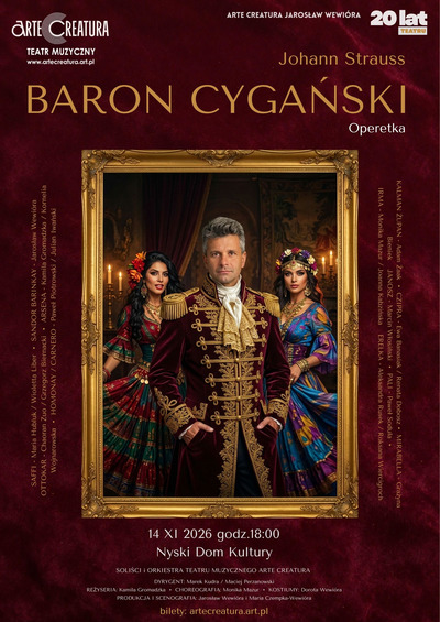 Plakat wydarzenia:  Baron cygański 