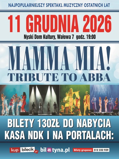 Plakat wydarzenia: MAMMA MIA